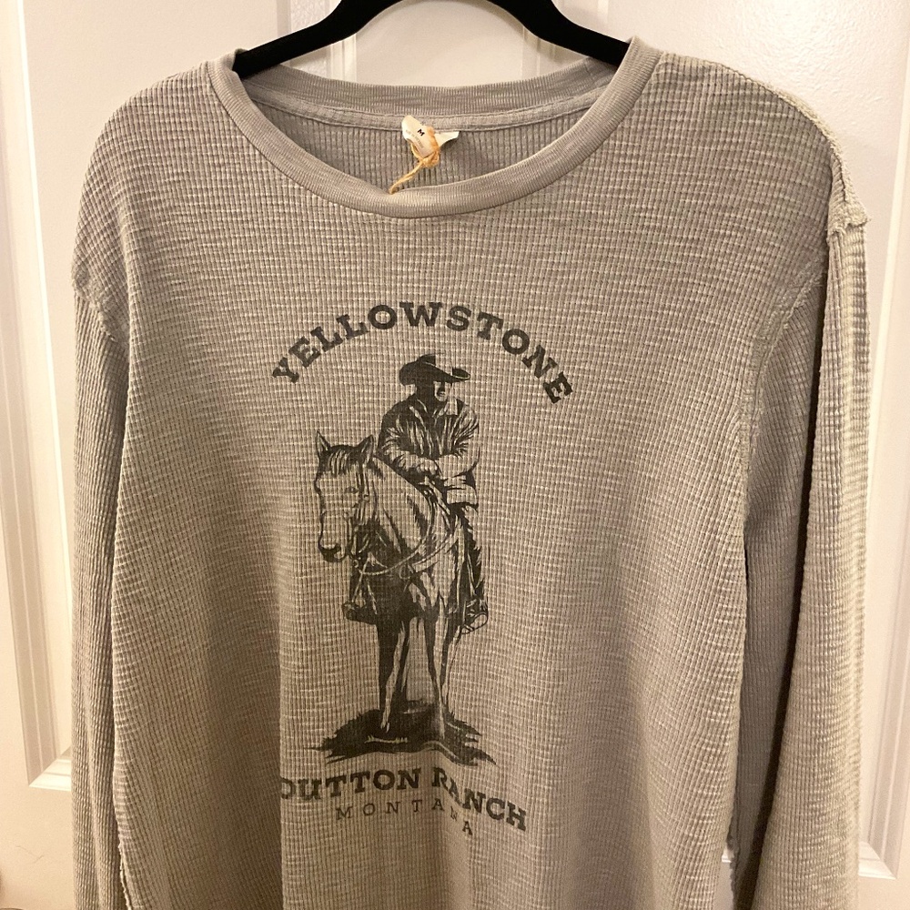 Yellowstone Waffle Knit Tshirt